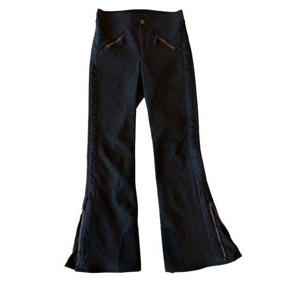 Frauenschuh Wool Blend Ski Pants Womens 1 Gray Made In Austria - Picture 1 of 9